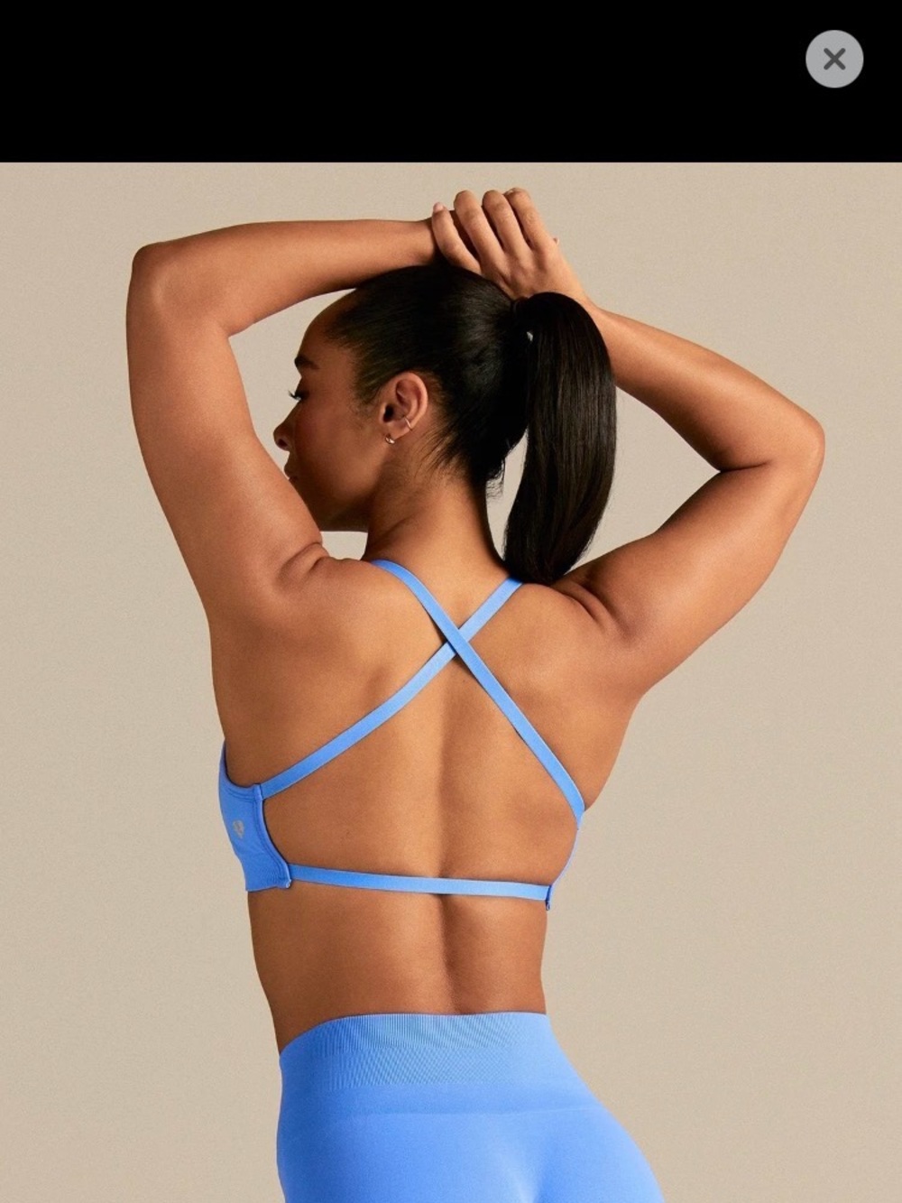 Women’s Best Define 2.0 Cross Back Bra | Chambray Blue
